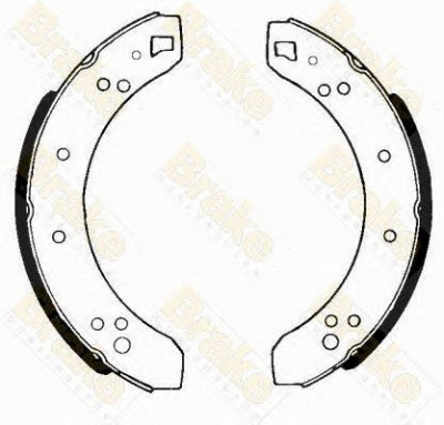BRAKE ENGINEERING sh2070 -  Комплект тормозных колодок